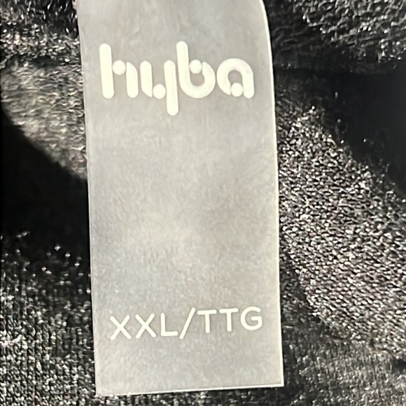 Hyba Women's Leggings XXL Charcoal Gray French Terry Legging - Picture 8 of 12